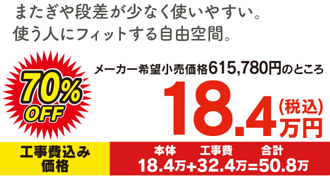リノビオFit 18.4万円！