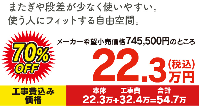 リノビオFit 22.3万円！